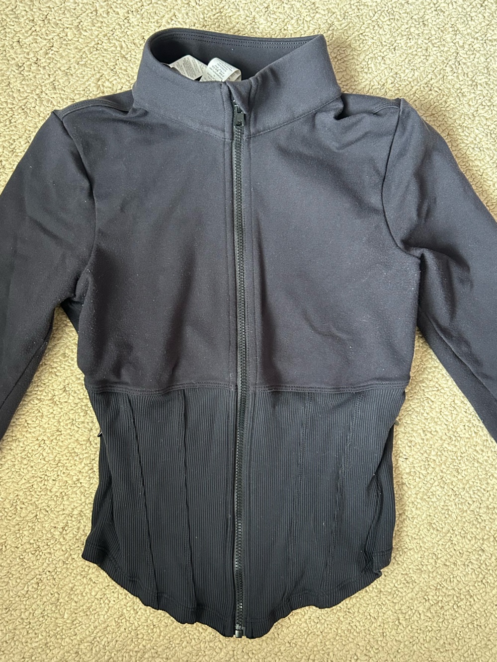 ALO Yoga Black Corset Jacket